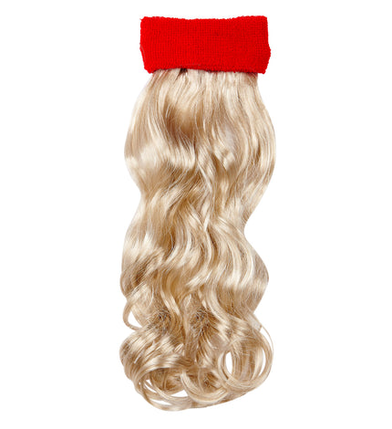 e-carnavalskleding-SYK Zweetband rood met blond haar