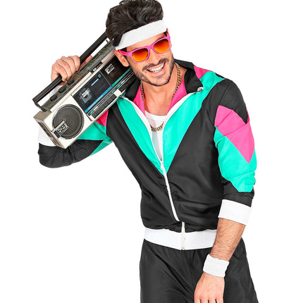 e-carnavalskleding-SYK Zweetbanden set wit
