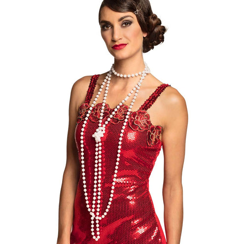 E-Carnavalskleding.nl 2 kettingen Charleston Flapper