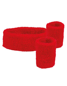 E-Carnavalskleding.nl 3 Zweetbandjes rood