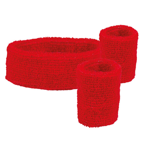 E-Carnavalskleding.nl 3 Zweetbandjes rood