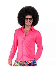 E-Carnavalskleding.nl 70's groovy heren shirt roze