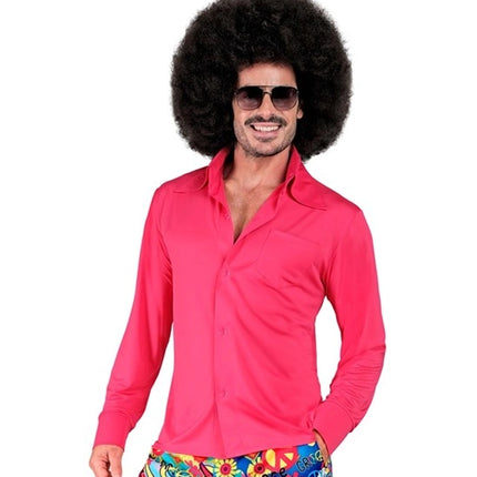 E-Carnavalskleding.nl 70's groovy heren shirt roze