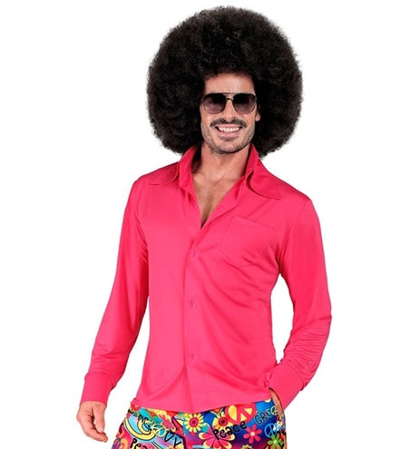 E-Carnavalskleding.nl 70's groovy heren shirt roze