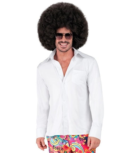 E-Carnavalskleding.nl 70's groovy heren shirt wit