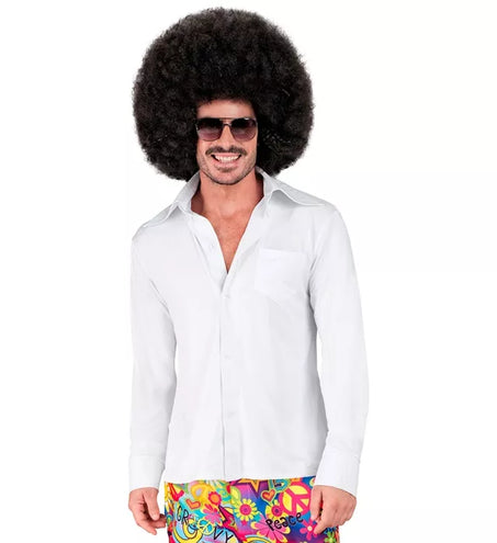 E-Carnavalskleding.nl 70's groovy heren shirt wit