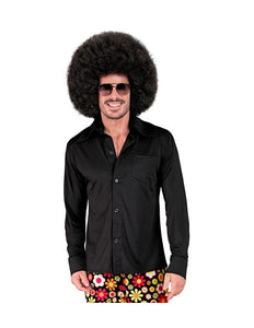 E-Carnavalskleding.nl 70's groovy heren shirt zwart