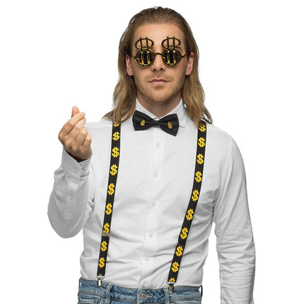 E-Carnavalskleding.nl Accessoireset Dollar gangster rapper