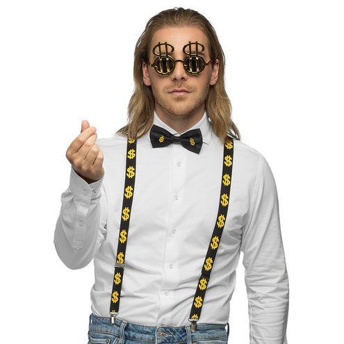 E-Carnavalskleding.nl Accessoireset Dollar gangster rapper