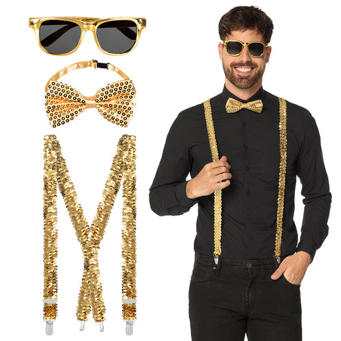 E-Carnavalskleding.nl Accessoireset goud