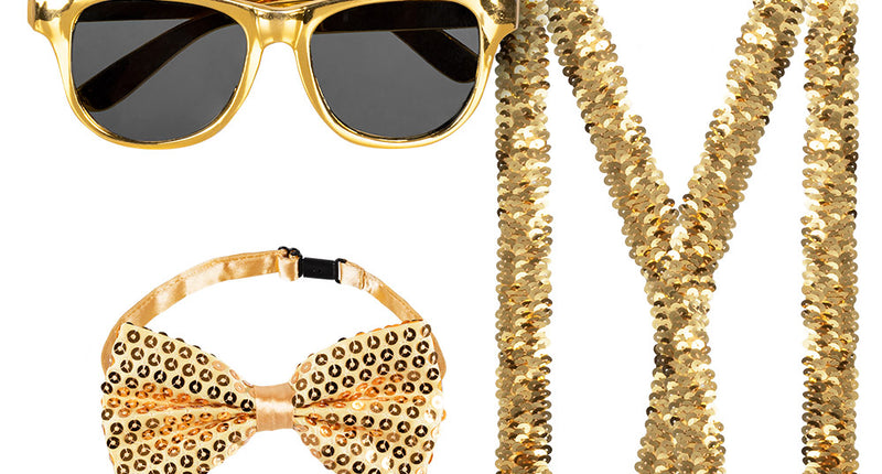E-Carnavalskleding.nl Accessoireset goud