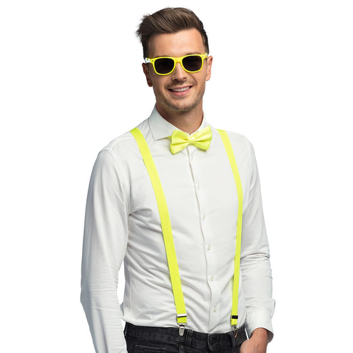 E-Carnavalskleding.nl Accessoireset neongeel