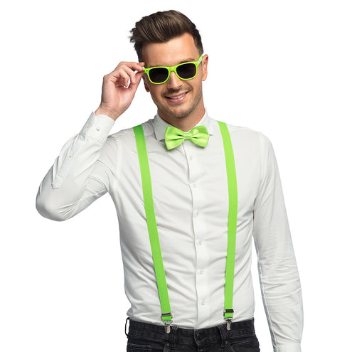 E-Carnavalskleding.nl Accessoireset neongroen