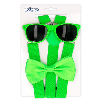 E-Carnavalskleding.nl Accessoireset neongroen