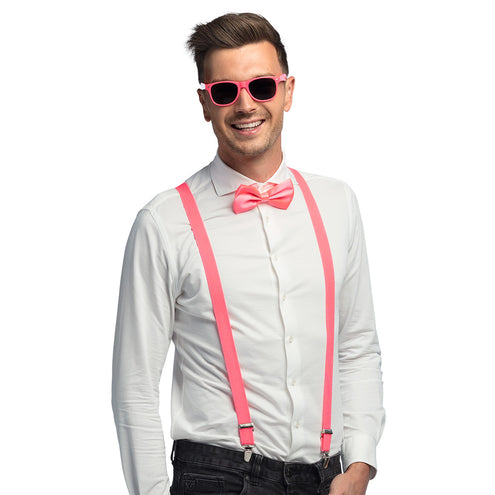 E-Carnavalskleding.nl Accessoireset neonroze