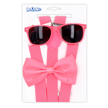 E-Carnavalskleding.nl Accessoireset neonroze