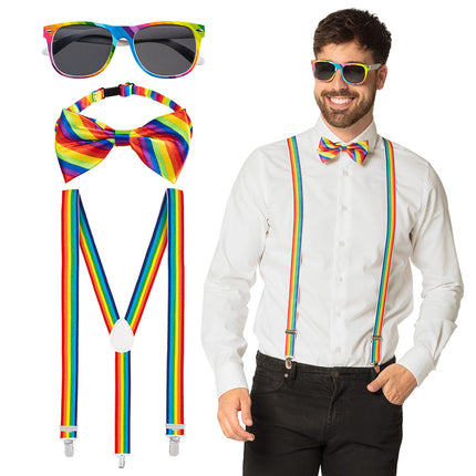 E-Carnavalskleding.nl Accessoireset regenboog