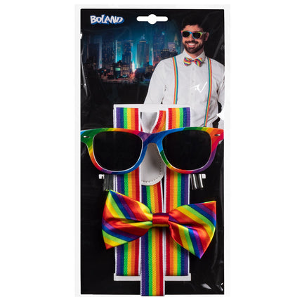 E-Carnavalskleding.nl Accessoireset regenboog