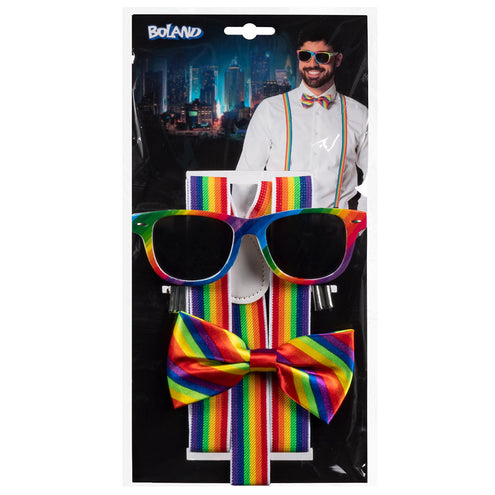 E-Carnavalskleding.nl Accessoireset regenboog