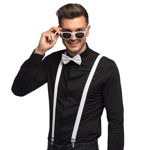 E-Carnavalskleding.nl Accessoireset wit