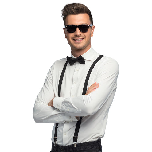 E-Carnavalskleding.nl Accessoireset zwart