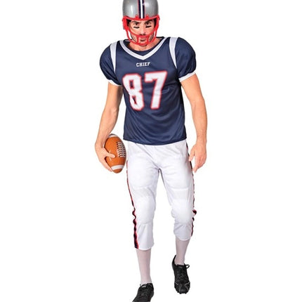 E-Carnavalskleding.nl American football speler kostuum Yara heren