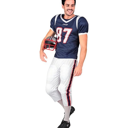 E-Carnavalskleding.nl American football speler kostuum Yara heren