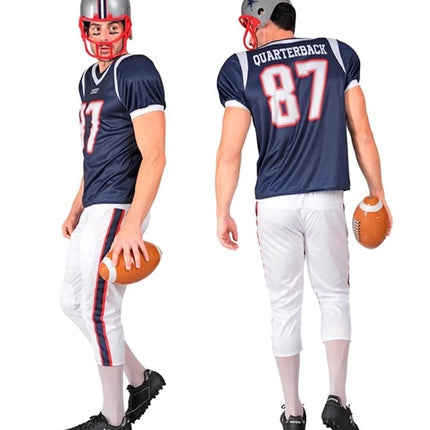 E-Carnavalskleding.nl American football speler kostuum Yara heren