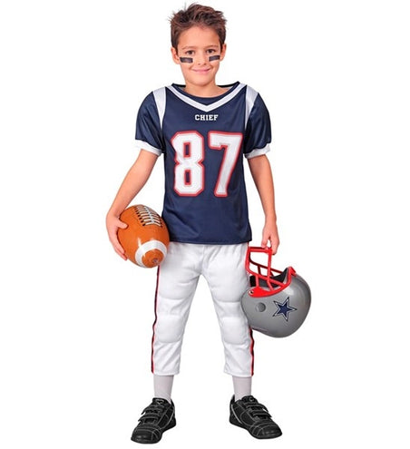 E-Carnavalskleding.nl American football speler kostuum Yara kinderen