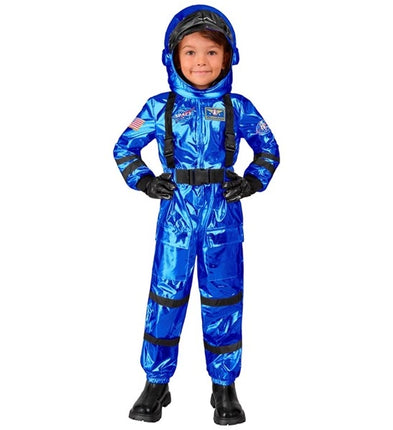 E-Carnavalskleding.nl Astronaut blauw kostuum Lara kind
