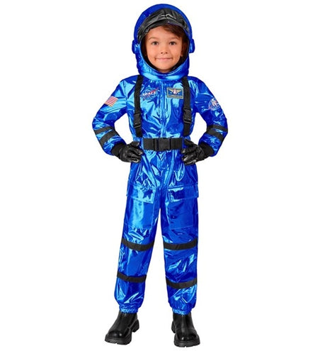 E-Carnavalskleding.nl Astronaut blauw kostuum Lara kind