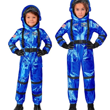 E-Carnavalskleding.nl Astronaut blauw kostuum Lara kind