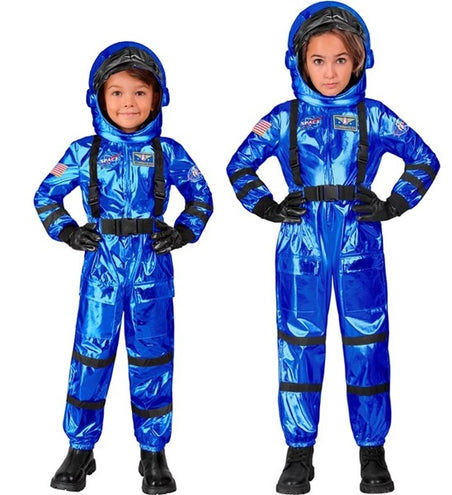 E-Carnavalskleding.nl Astronaut blauw kostuum Lara kind