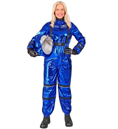 E-Carnavalskleding.nl Astronaut kostuum blauw dame Eva