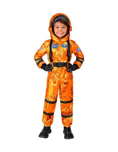 E-Carnavalskleding.nl Astronaut kostuum oranje Teun kind