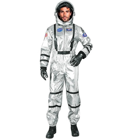 E-Carnavalskleding.nl Astronauten kostuum zilver Remi heren