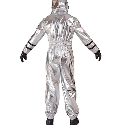E-Carnavalskleding.nl Astronauten kostuum zilver Remi heren