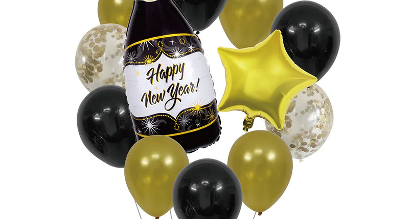 E-Carnavalskleding.nl Ballonnenset Happy New Year
