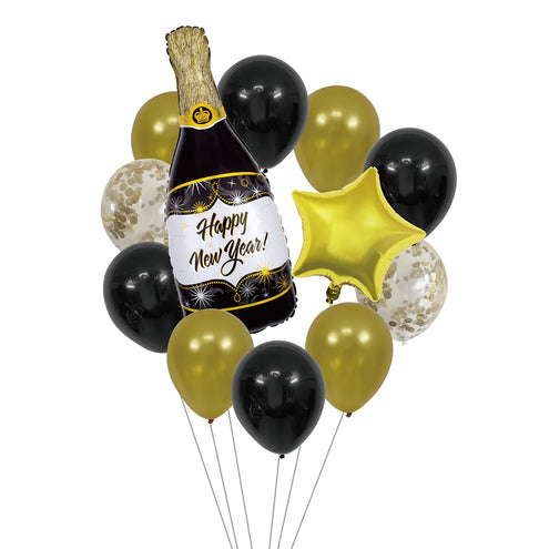 E-Carnavalskleding.nl Ballonnenset Happy New Year