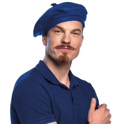 E-Carnavalskleding.nl Baret Frankrijk blauw