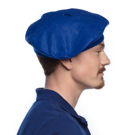 E-Carnavalskleding.nl Baret Frankrijk blauw