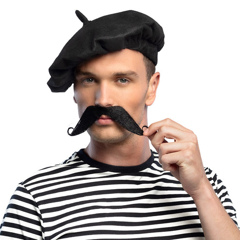 E-Carnavalskleding.nl Baret Frankrijk zwart