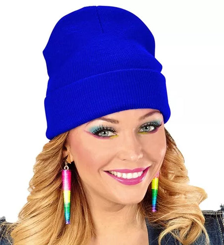 E-Carnavalskleding.nl Beanie blauw muts Gijs