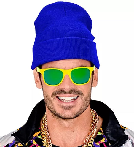 E-Carnavalskleding.nl Beanie blauw muts Gijs