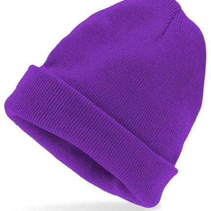 E-Carnavalskleding.nl Beanie paars muts Thomas