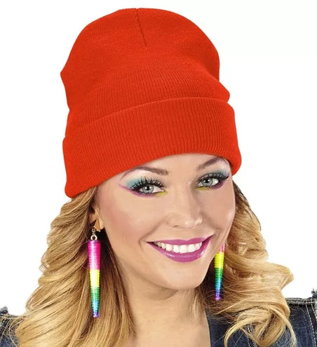 E-Carnavalskleding.nl Beanie rood muts Niek