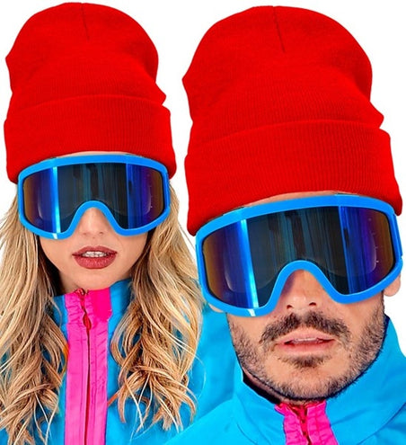 E-Carnavalskleding.nl Beanie rood muts Niek