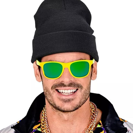 E-Carnavalskleding.nl Beanie zwart muts Luuk