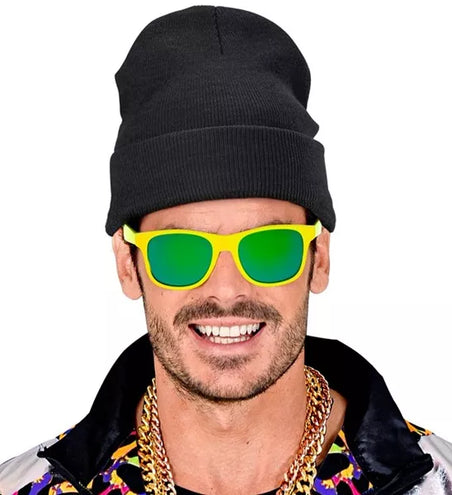E-Carnavalskleding.nl Beanie zwart muts Luuk