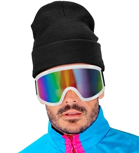 E-Carnavalskleding.nl Beanie zwart muts Luuk